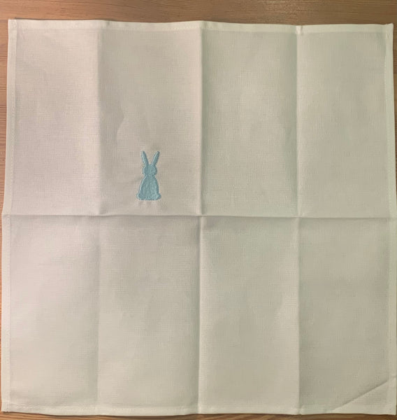 Personalised Easter Bunny Cotton Napkin