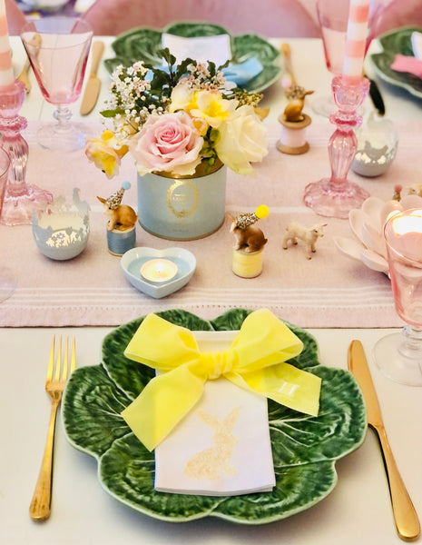 Decorative Easter Bunny Cotton Napkin