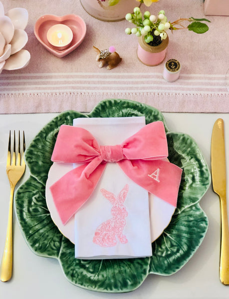 Decorative Easter Bunny Cotton Napkin