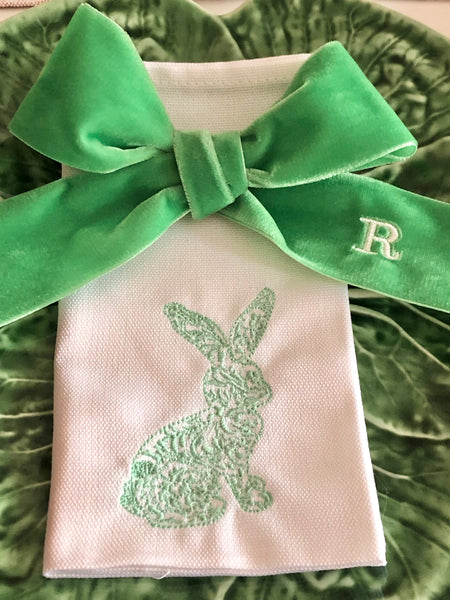 Decorative Easter Bunny Cotton Napkin